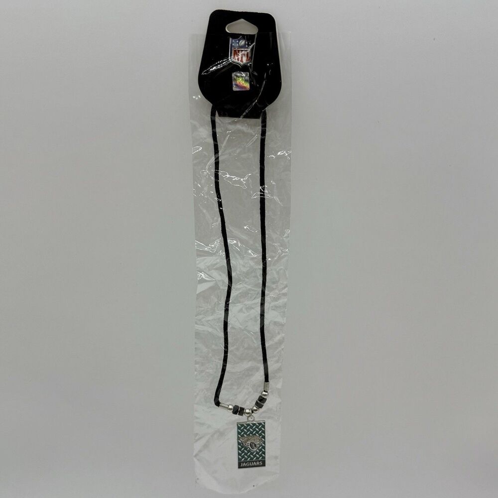 Jacksonville Jaguars Licensed Team Rope Diamond Plate Necklace‎ NFL New